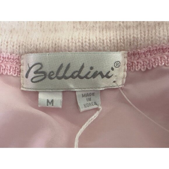NWT Belldini Angora Blend Collarless Lined Long Sleeve Button Up Jacket Women M - Picture 7 of 12